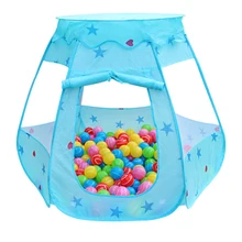 Детская палатка, игрушка, складная, портативная, для детей, для игры в бассейн, Игровая палатка для детей, открытый замок для игры в помещении, палатка с портативной сумкой-тоут