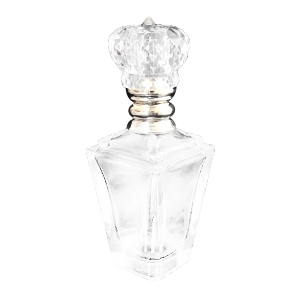 Vintage Glass Empty Refillable Mini Perfume Bottle, 60ml/2oz, Great Gift for Women or Men