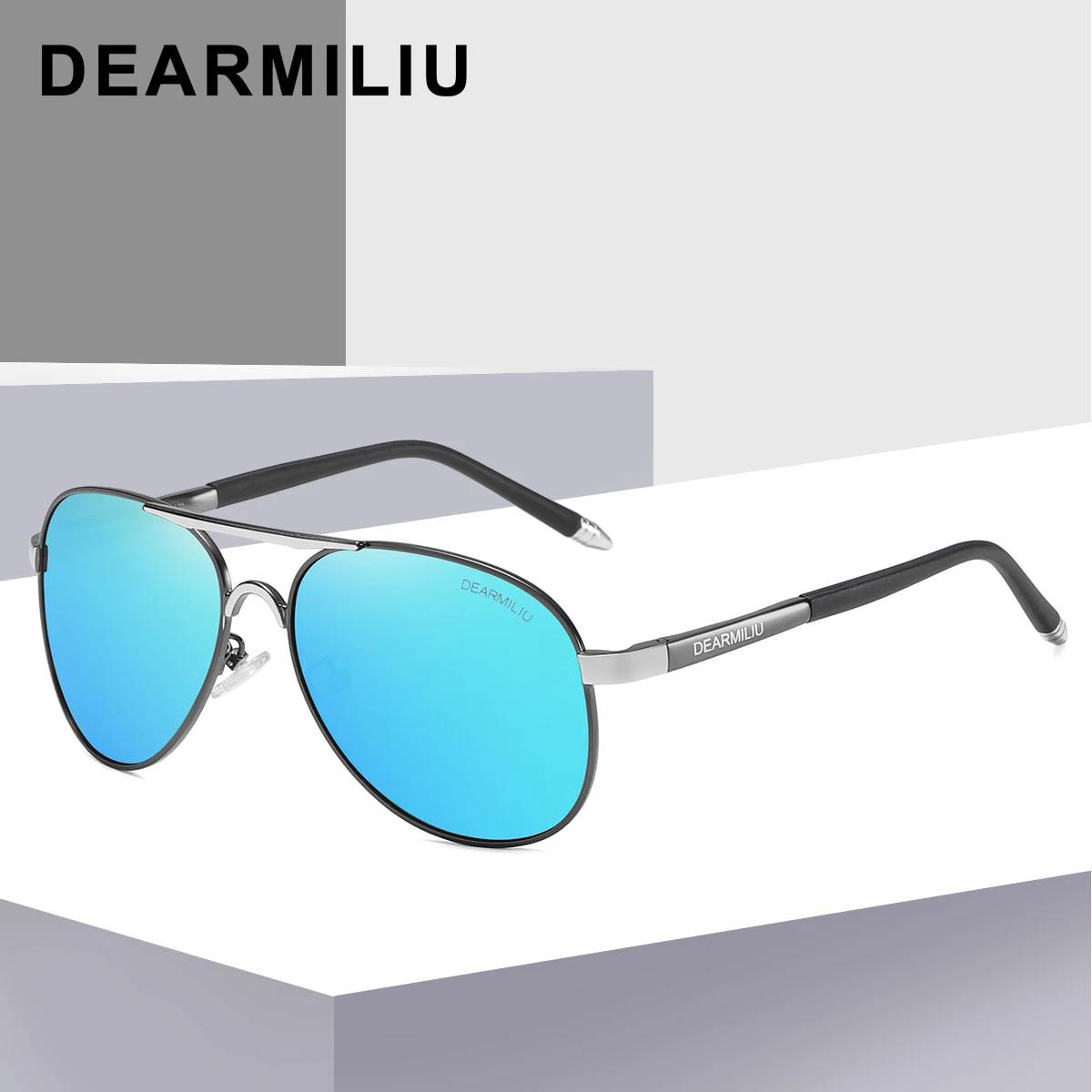 DEARMILIU, поляризационные, UV 400, мужские солнцезащитные очки, брендовые, новые, мужские, крутые, для вождения, солнцезащитные очки, очки для вождения, gafas de sol, оттенки с коробкой