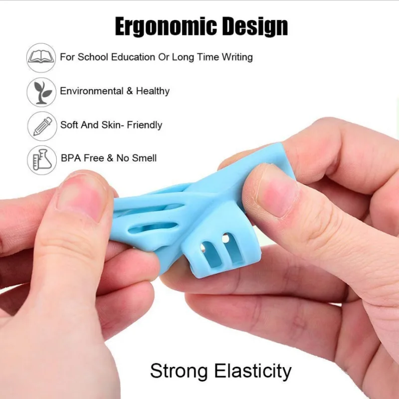8 шт./лот детская ручка захват для помощи в письме набор коррекции осанки инструмент для детей дошкольников Дети Горячая