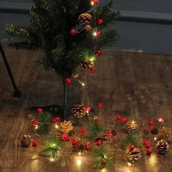 

LED String Light Christmas Garland Fairy LED Ball Light Lanterns Xmas Outdoor Wedding Party Decor Battery Powe