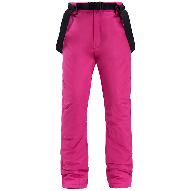 Rose pants Красочный Зимний костюм Женская лыжная куртка+ зимние комбинезоны брюки зимние водонепроницаемые утепленные костюмы женский комплект для сноуборда - Цвет: Rose pants