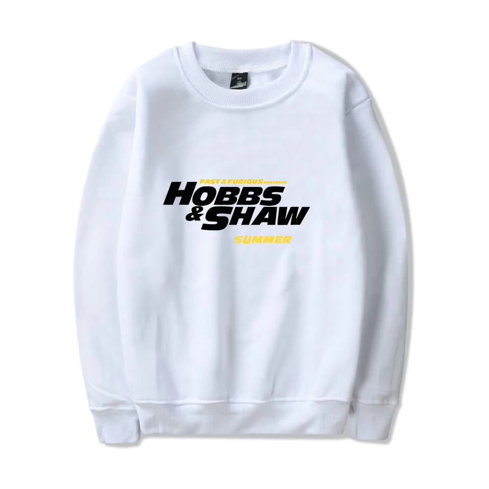 Hobbs and Shaw Дуэйн Джонсон Джейсон стэтэм новая толстовка с круглым вырезом и принтом Харадзюку с круглым воротником Мужская/Женская толстовка