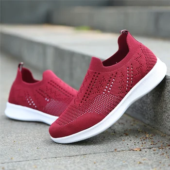 

Shoes Woman Summer Light Breathable Loafers Mesh Casual Shoes Ladies Platform Sneakers Flats Tenis Feminino Zapatillas Mujer