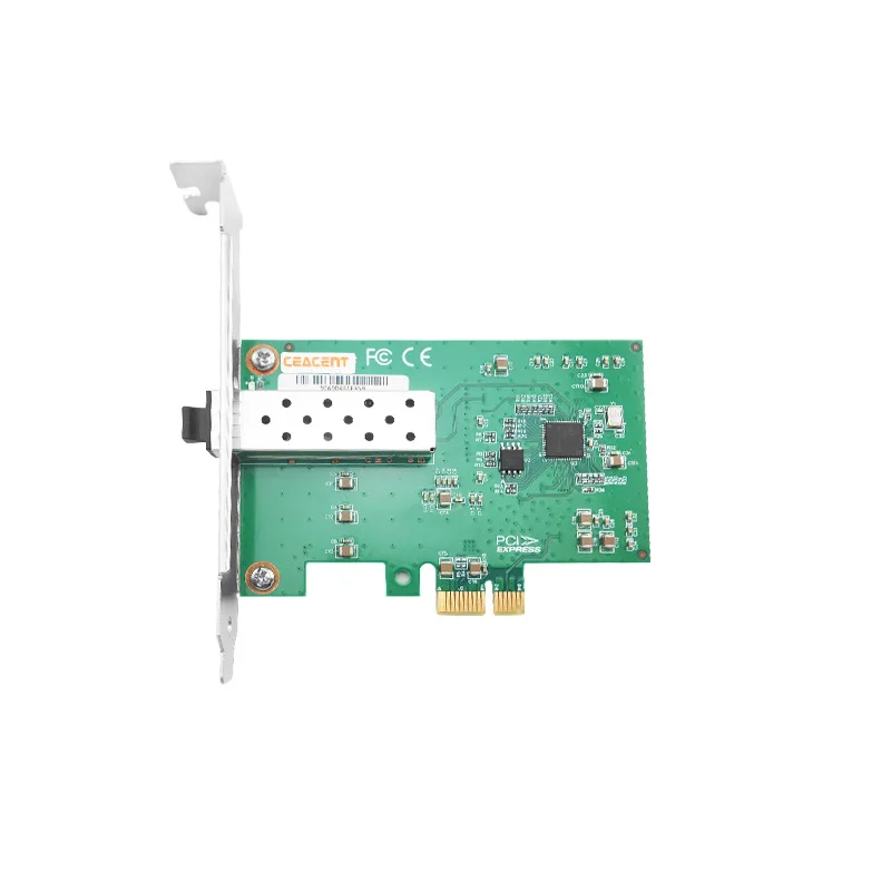 Ceacent AN8210-F1 with intel I210 Chip 10/100/1000M SFP Single Port PCIe2.0 X1 Network Adatper | Компьютеры и офис