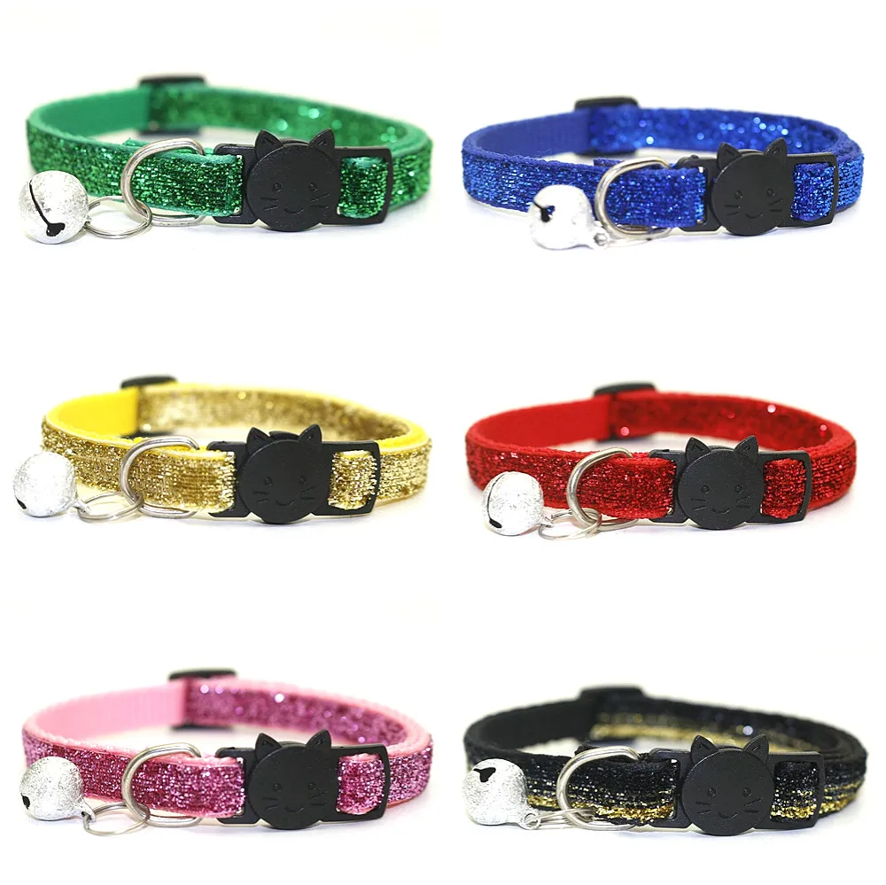 Cat Collar With Bell Dog Collar For Cats Kittens Pet Collars Cat