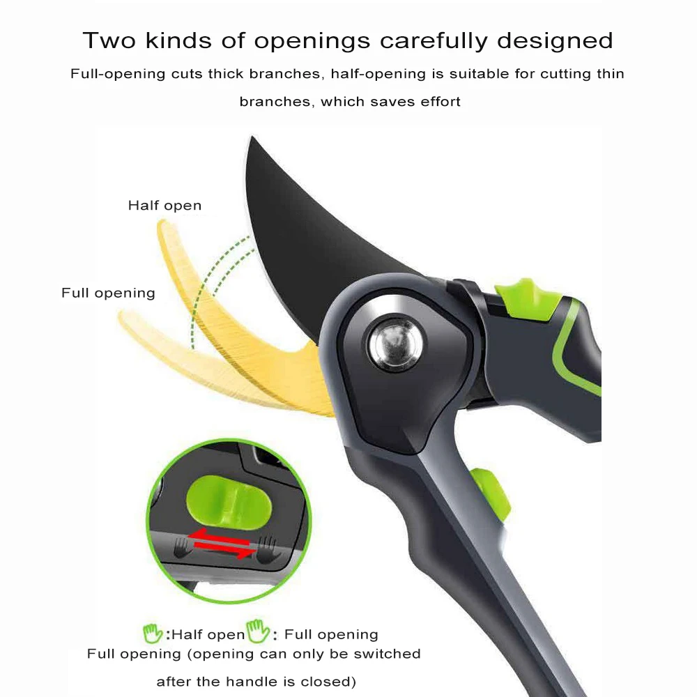GardeningPruningShearsSetPlantTrimFruitShearsMultiFunction