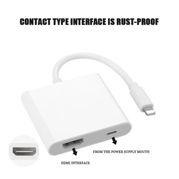 

For Apple Mobile Phone To TV Projection Adapter Lightning To HDMI Hd Cable
