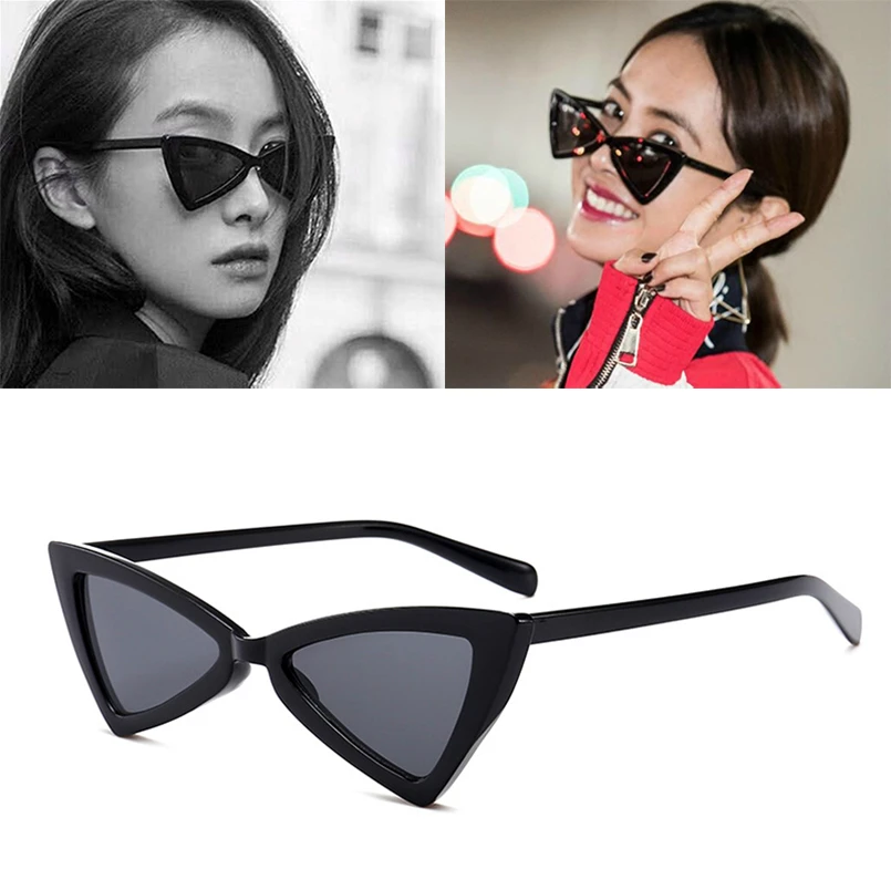 

Fashion Sexy Ladies Cat Eye Sunglasses Female Brand Designer Transparent Sun Glasses Women Models UV400 Oculos De Sol Feminino