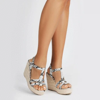 

Sarairis On Sale Top Quality Large Size 43 Platform Straw High Heels Summer women's Wedges Shoes Woman Sandals Female