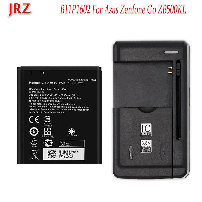 Аккумулятор + зарядка 2600 мА · ч для Asus Zenfone Go ZB500KL X00AD X00ADA X00ADC 1 шт. | Мобильные