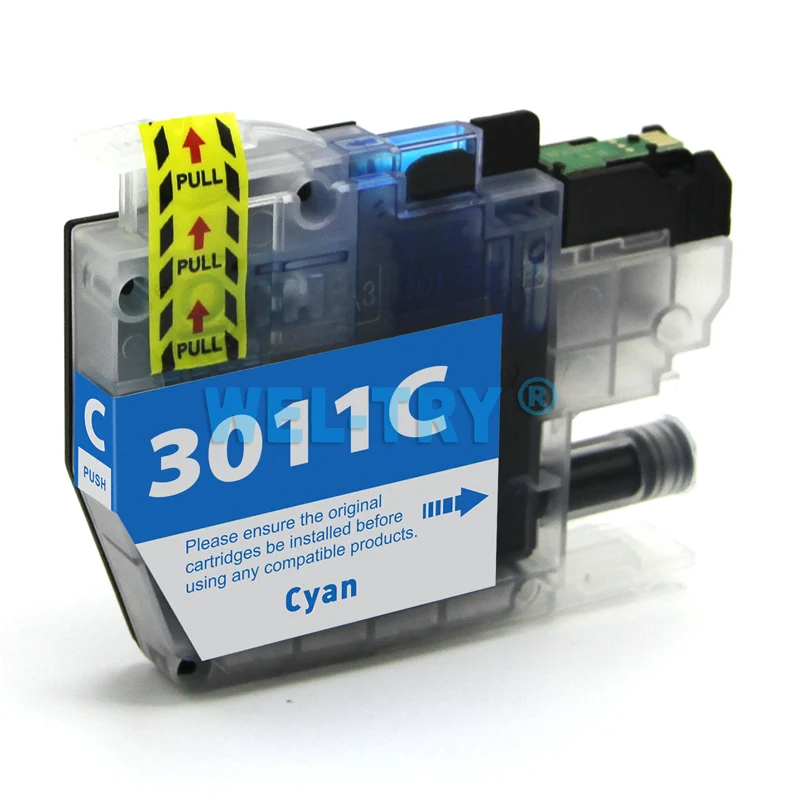 LC3011 чернила carttidge для brother MFC-J491DW MFC-J497DW MFC-J690DW MFC-J895DW, полный набор чернил с чипами