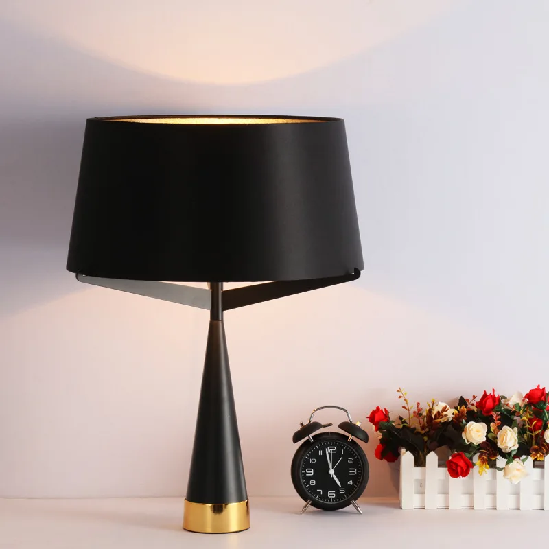 

Northern European-Style Creative Trigeminal Vertical Cone Fabric Lamp/Fashion And Personality Simple Library Office Bedside Tabl