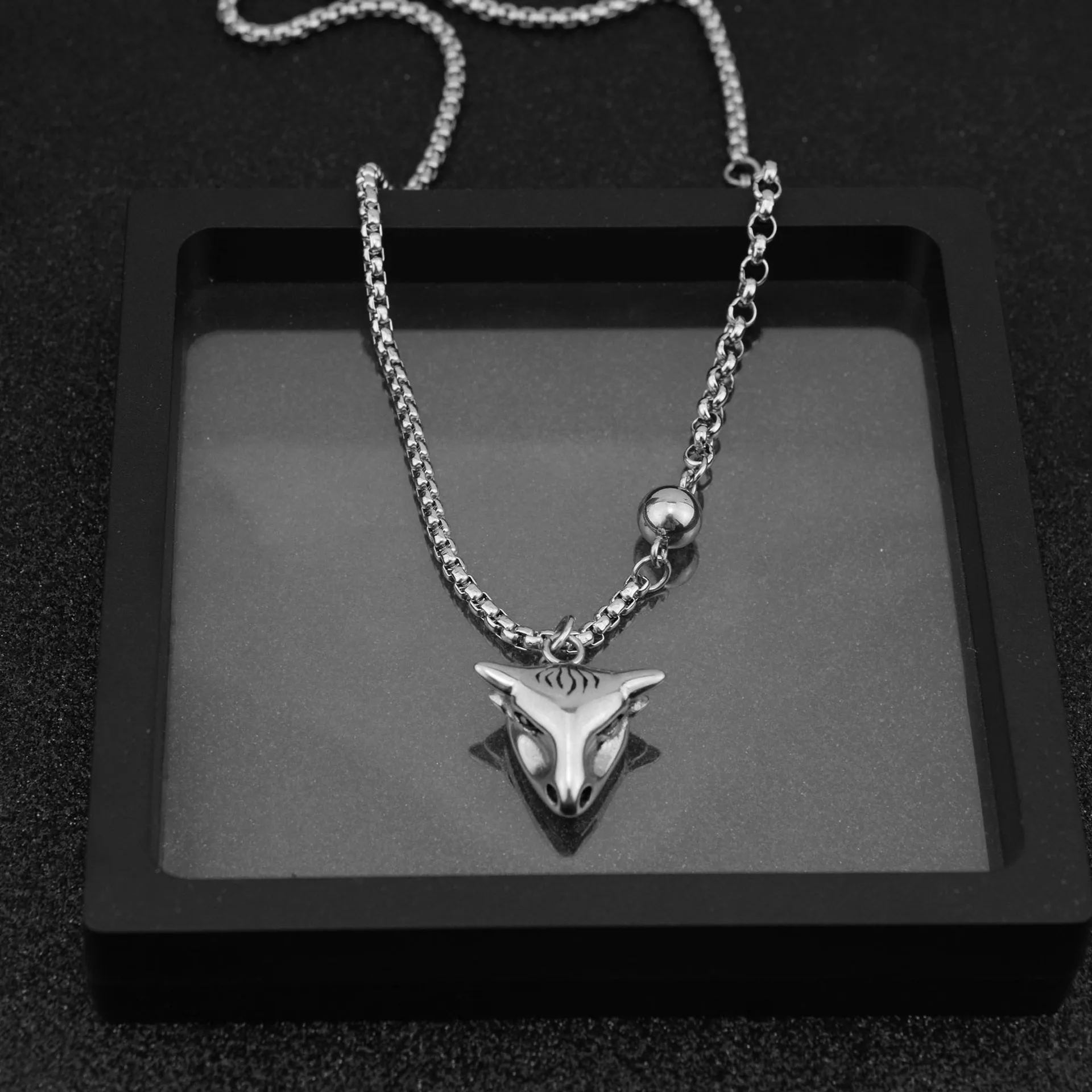 2019 Мужская подвеска в виде головы черепа быка из нержавеющей стали мужское