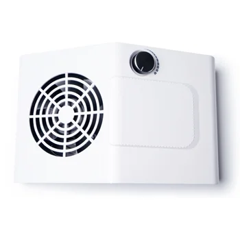 

Nail Dust Collector Nail Dust Machine Manicure Vacuum Cleaner Nail Ginding Cleaner with Original EU Plug White (Flat Plug)