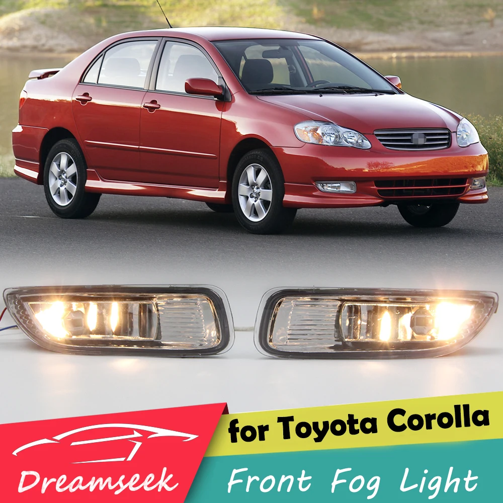 Противотуманная фара переднего бампера для Toyota Corolla Sedan 2003 2004 светильник вождения