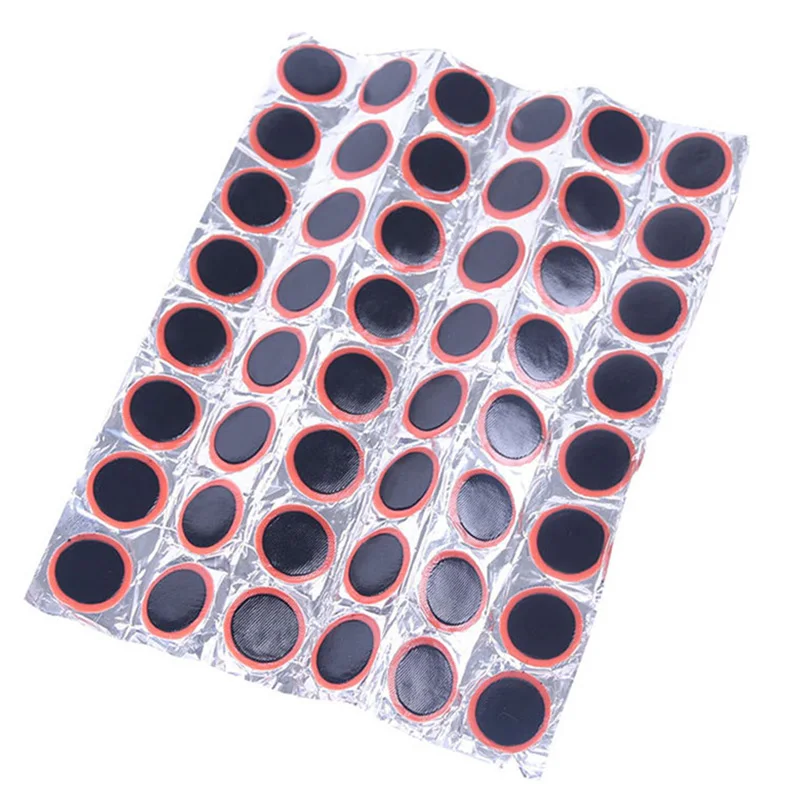 

48Pcs/Set 29mm Round Wheel Tires Tyre Puncture Repair Inner Tube Patches Pads durable practical Round Tire Patches
