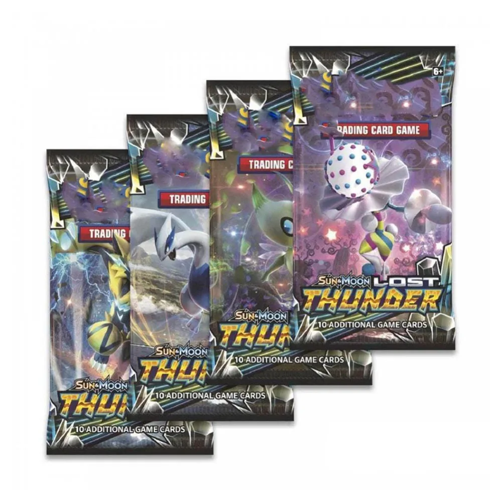 Новая 36 Упаковка Pokemon TCG Pokemon Card Pokemon английская карта Sun& Moon Lost Thunder Booster Box