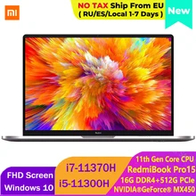 2021 Xiaomi RedmiBook Pro 15 Laptop 15.6 pollici Mi Notebook MX450 Intel Core i7-11370H/i5-11300H 100% sRGB FHD Computer schermo