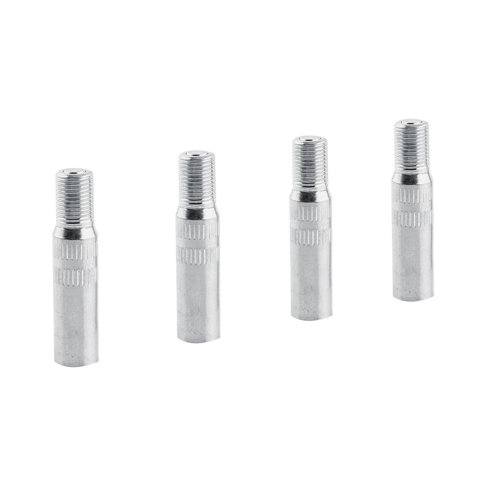 4 pcs 39mm waterproof Chrome Plated Brass Automotive Wheel Valve Caps Stem Extensions Extender fit for Car Truck Van Caravan