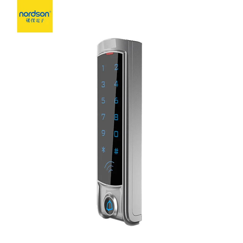 Nordson открытый водонепроницаемый металлический Автономный RFID сенсорный экран контроля доступа кардридер с клавиатурой WG 26 выход/вход