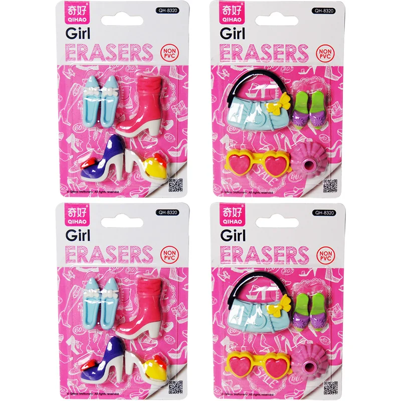 

Various Cute Eraser Set Girls Cake Food Pincess Erasers For Kids School Student Gift Items Animal Puzzle Eraser Lot For Boys
