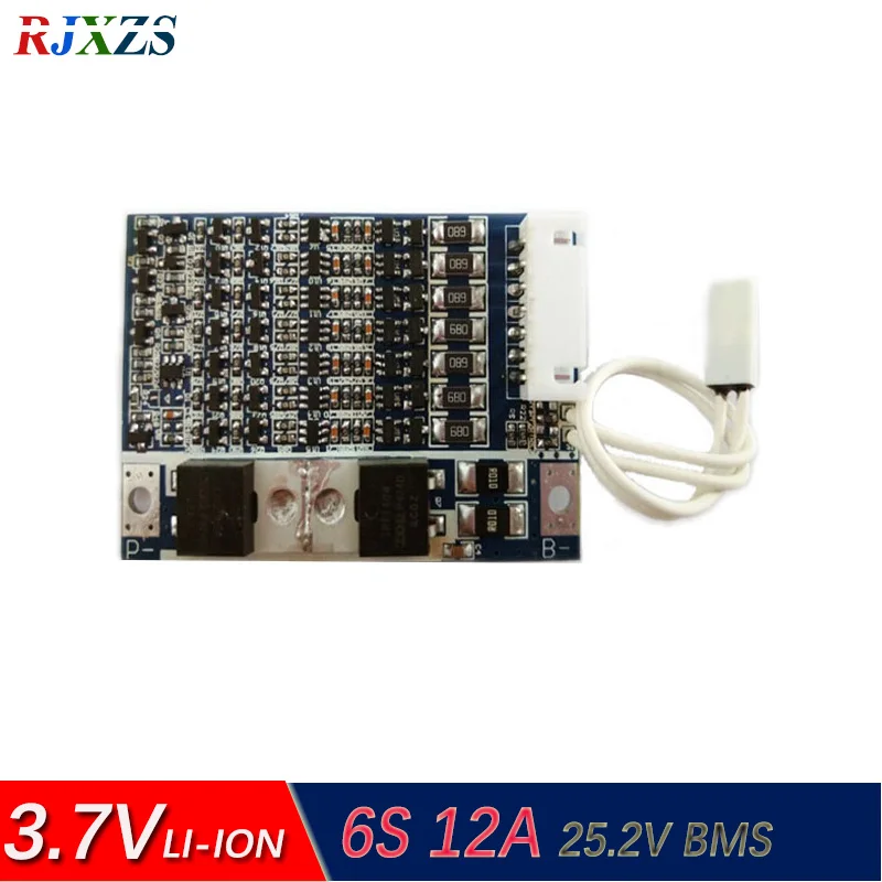 6S 12A 25 2 V lipo литий-полимерный BMS/PCM/PCB плата защиты батареи для 6 упаковок 18650