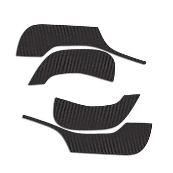 

Anti Kick Cover Door Dust Proof Wear Resistant Auto 3D Protective Car Sticker Carbon Fiber Black Self Adhesive For Tesla Model 3