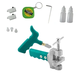 Cortador de vidro manual scribing guia tiler abridor disjuntor corte ajustável diy artesanato quebrando ferramentas acessórios do agregado familiar