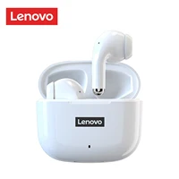 Lenovo-auriculares inalámbricos LP40 con Bluetooth 5,1, dispositivo de audio Mini, deportivo, a prueba de sudor, con Control táctil y micrófono