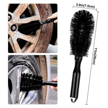 

Replaces Car Detailing Brush Kit Sponge Wire bristles Wash gloves 12pcs/kit Vehicle