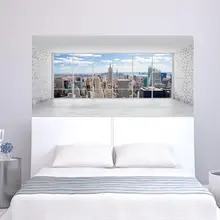 TWISTER. CK 3D городской пейзаж прикроватная наклейка домашний декор обои наклейка на стену s