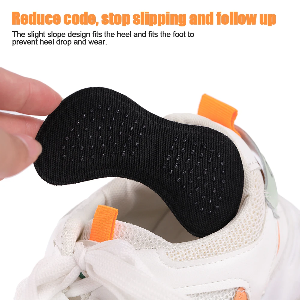 1-5 Pairs Heel Insoles Women Men 4D Sponge Heel Stickers Abrasion Resistant Foot Insole Shoes Sticker Half Invisible Foot Pads