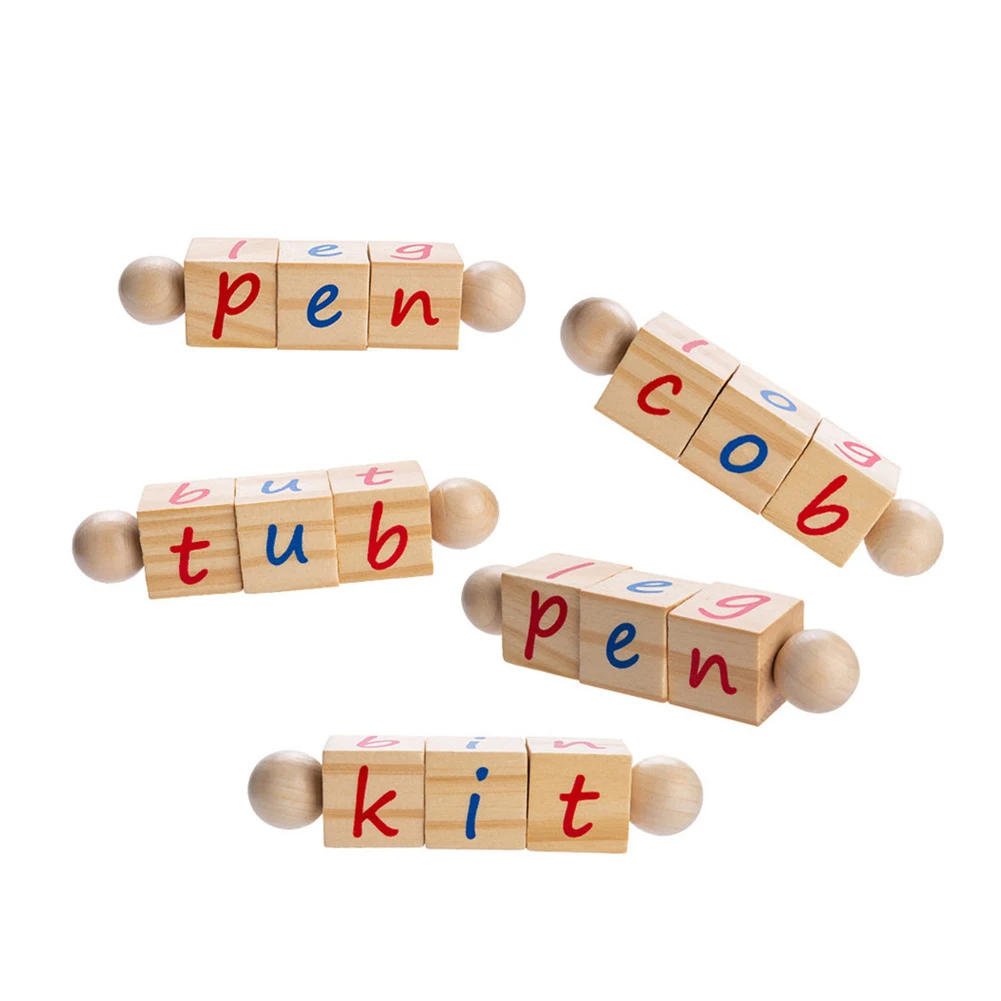 

Faroot Cube Building Blocks Word Spelling Alphabet Learning English Puzzle Game Early Education Tools