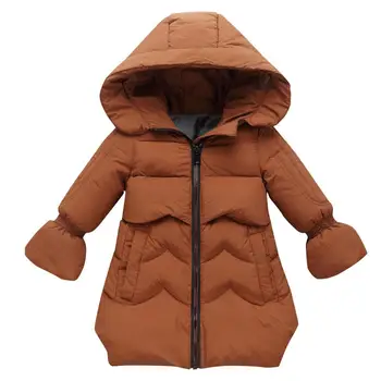 

Fashion Kids Colorful Zipper Coat Boys Girls Thick Coat Padded Winter Casual Jacket outerwear Clothes With good quality