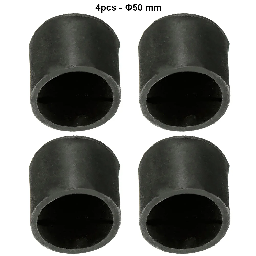 50mm 4 шт./компл. резиновый протектор шапки и устойчивая к царапинам Крышка для стола стульев мебельные ножки SEP99 - Цвет: 50mm