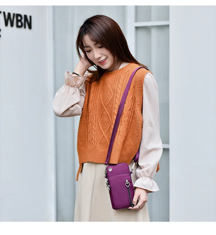 Universal Mobile Phone Bag For Samsung/iPhone/Huawei/HTC/LG Case Wallet Outdoor Sport Arm Purse Shoulder Bag Women Phone Pouch