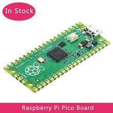 Em estoque raspberry pi pico rp2040 microcontrolador chip duplo-núcleo braço cortex m0 + processador microcomputadores de baixa potência