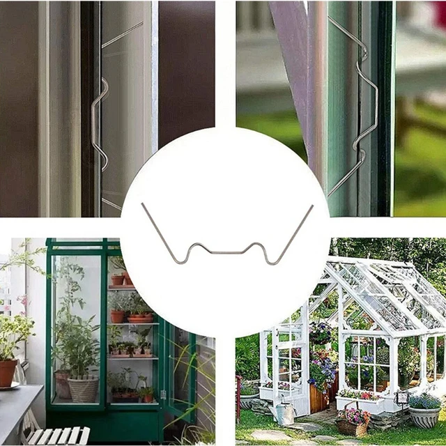 Tartós Vas W-Alakú Gyep Rögzítő Köröm Kertész Őrölt Körmök Mulch Fix Szerszám Az Üvegházhatású Fóliához Ruhához Napfényes Légy Nettó P - Image 6