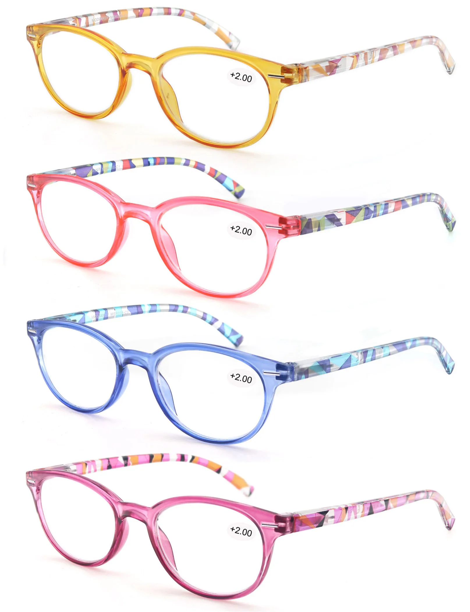 Gafas De Lectura Ovaladas Para Mujer Lentes Con Marco Colorido Para El 