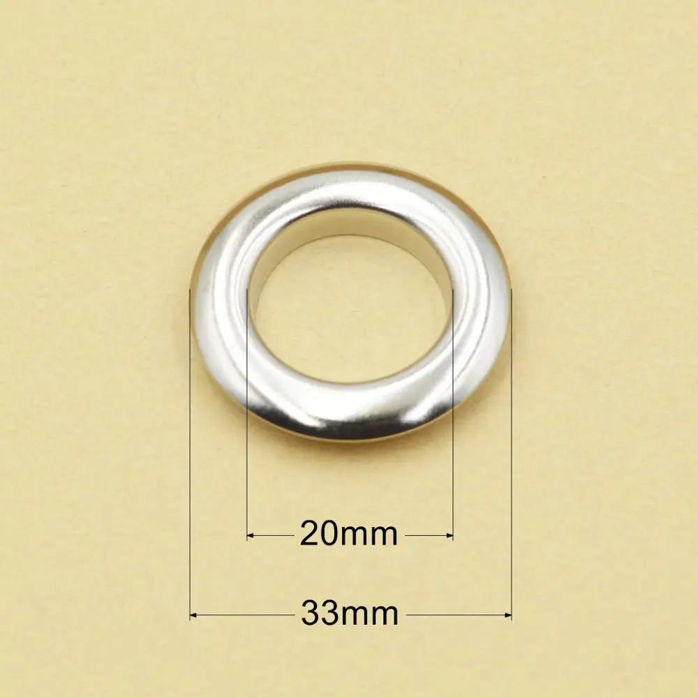 Eyelet grommet ring kit Eyelet grommet ring Grommet eyelet kit 10sets 20mm Silver Gold Black Brass Material Big Size Silver Grommet Eyelet With Washer Fit Leather DIY Craft Shoes Belt Cap