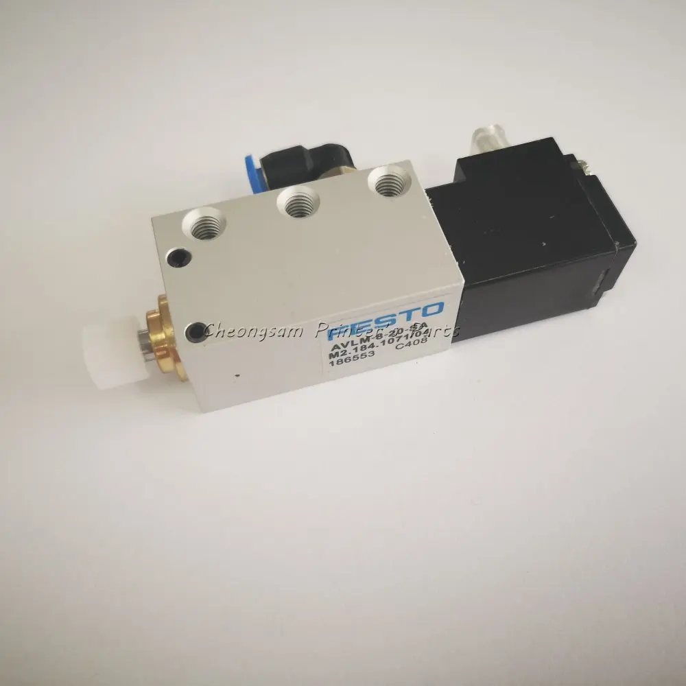 

M2.184.1071 Solenoid SM74 SM102 CD102 Machine Cylinder Valve Unit Festo MEH-3-24V DC AVLM-8-20-SA For Offset Press Parts