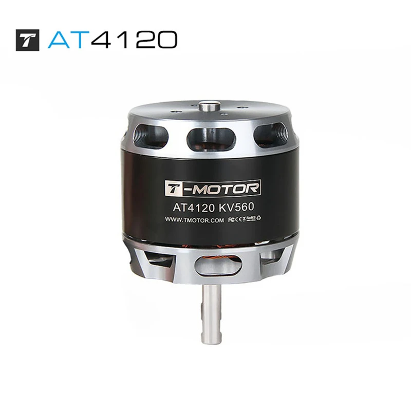 T-MOTOR длинный вал AT4120 250kv 500kv 560kv внешний ротор бесщеточный двигатель для FPV БПЛА неподвижное крыло rc самолет