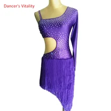 Танцевальное платье для латиноамериканских танцев, женское платье для самбы, сальсы, танго, платье для латиноамериканских соревнований