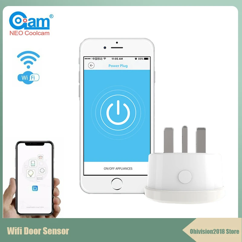 Смарт вилка NEO Coolcam NAS WR03W Wi Fi британская смарт умная Беспроводная стандартная