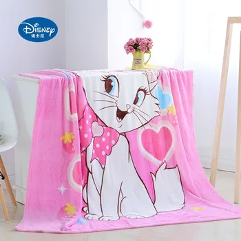 

Disney Marie Cat Coral Fleece Fuzzy Blankets on Bed/Sofa Air Condition Sleeping Cover Bedding Throws Bedsheet for Kids Girls