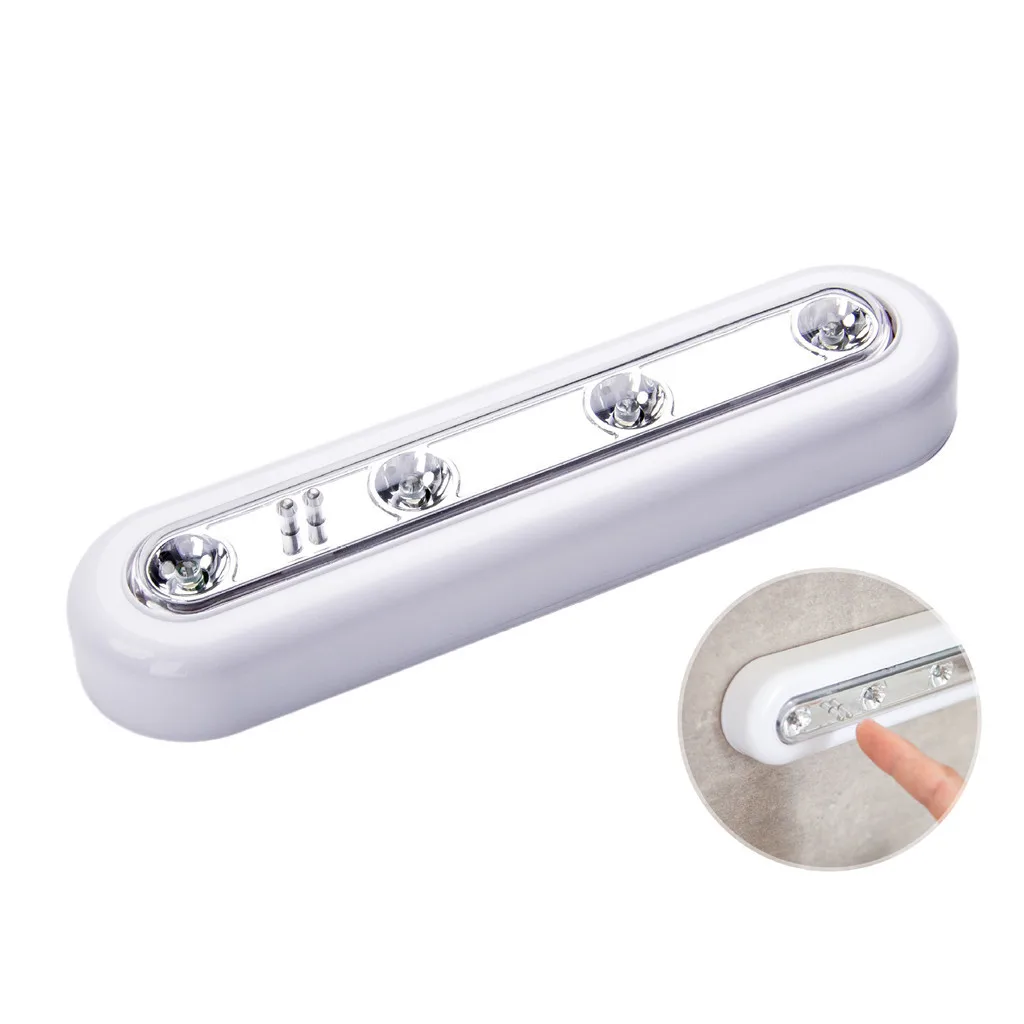 

LED Touch Sensor Night Light Cabinet Home Pat Rotation Intelligent Dimming Led Light Rechargeable Outdoor Portable Hurrican11.19