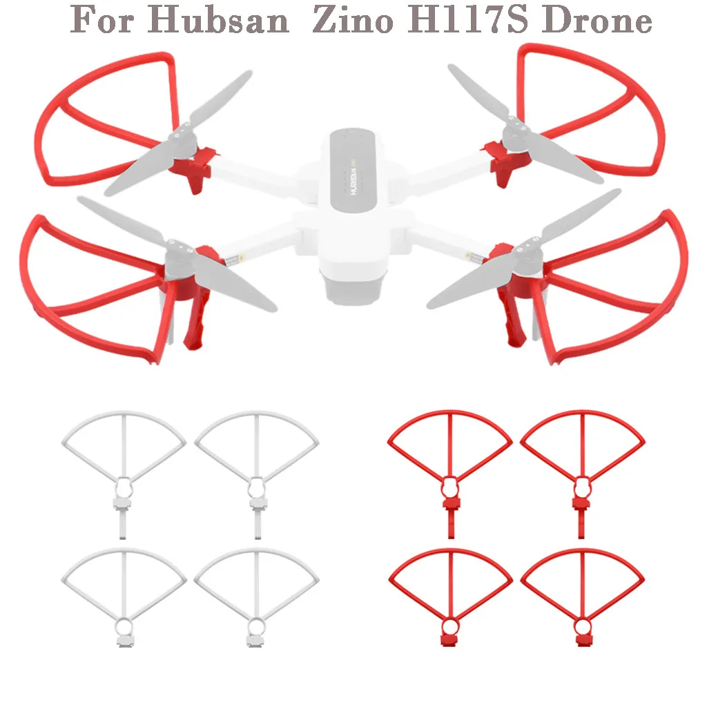 Защита пропеллера+ Расширение шасси для посадки для Hubsan Zino H117S Дрон Квадрокоптер детские игрушки Горячая# G20