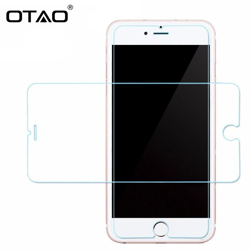 OTAO Gehärtetem Glas Screen Protector Film Für Apple iPhone X 8 7 6 6S Plus 5S SE 5C 4S Gehärtetem
