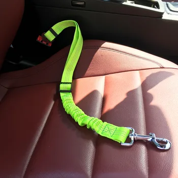 

Pet car seat belt dog seat belt dog traction belt buffer belt elastic reflective safety rope traction rope pet supplies